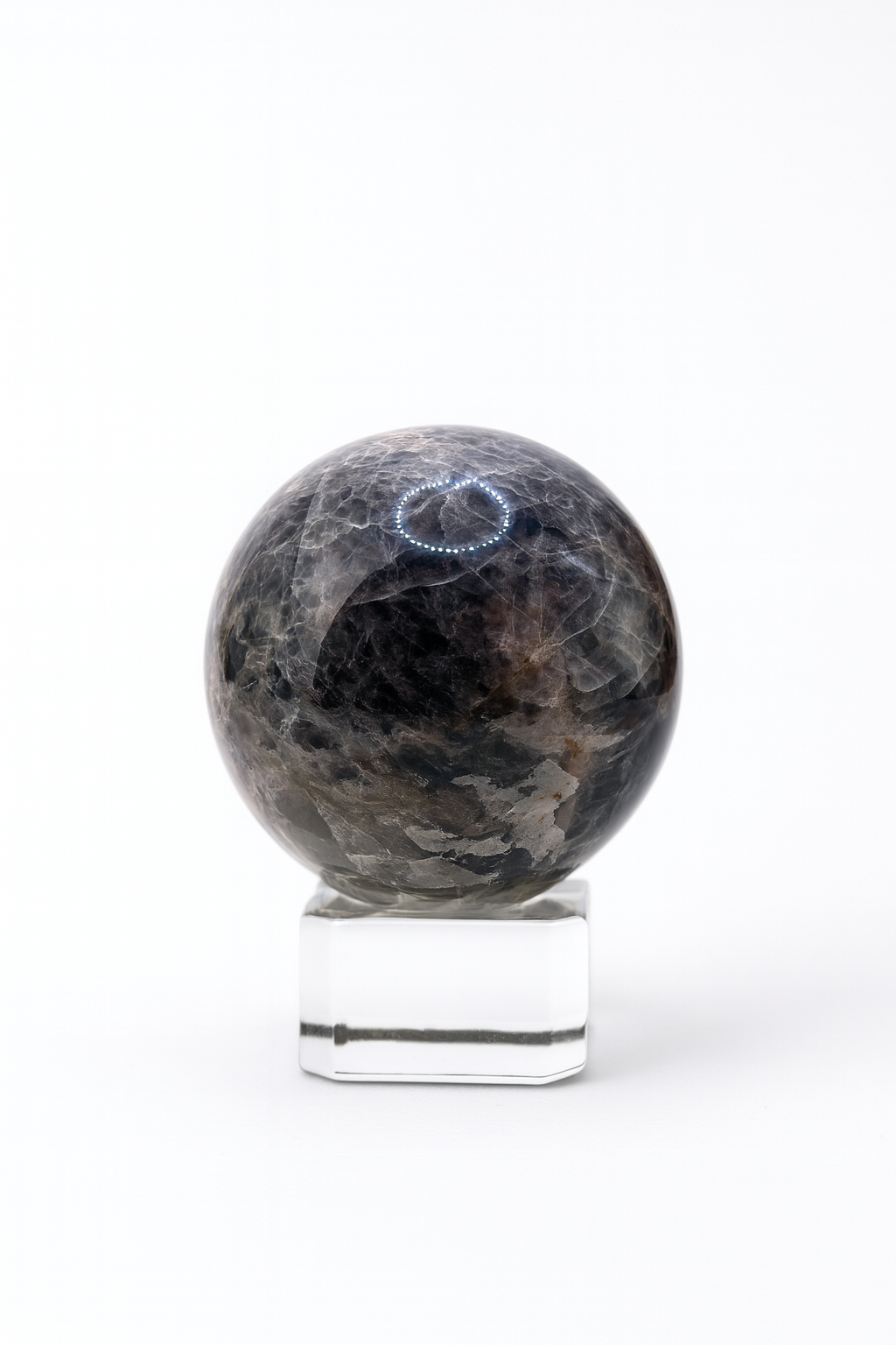 Black Moonstone Sphere #1