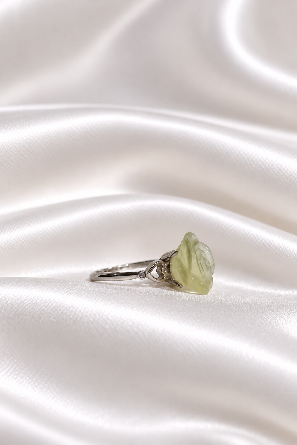 Fluorite Flower Ring #1