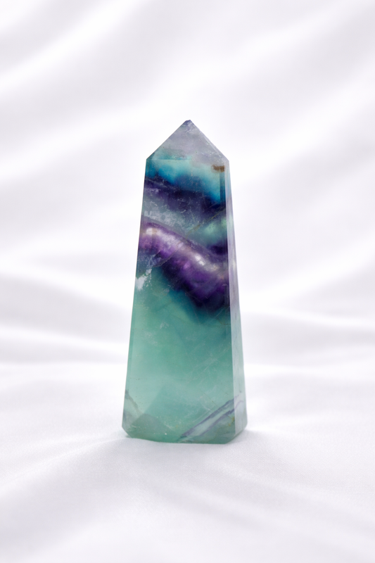 Fluorite Tower #5 - Tip Broken