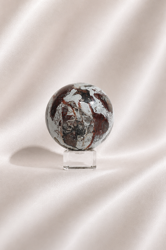 Mexican Crazy Lace Agate Sphere #8