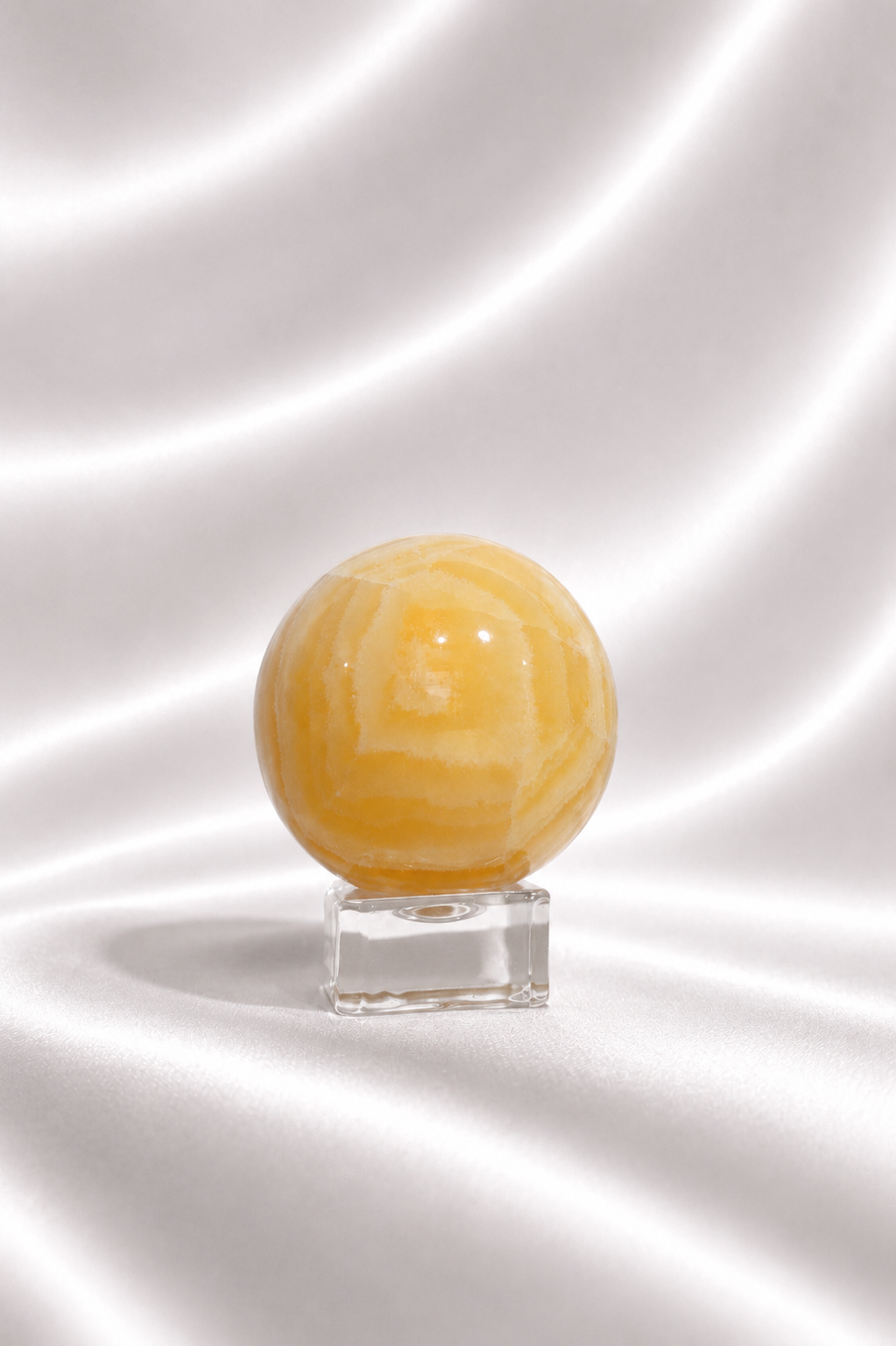 Orange Calcite Sphere #2