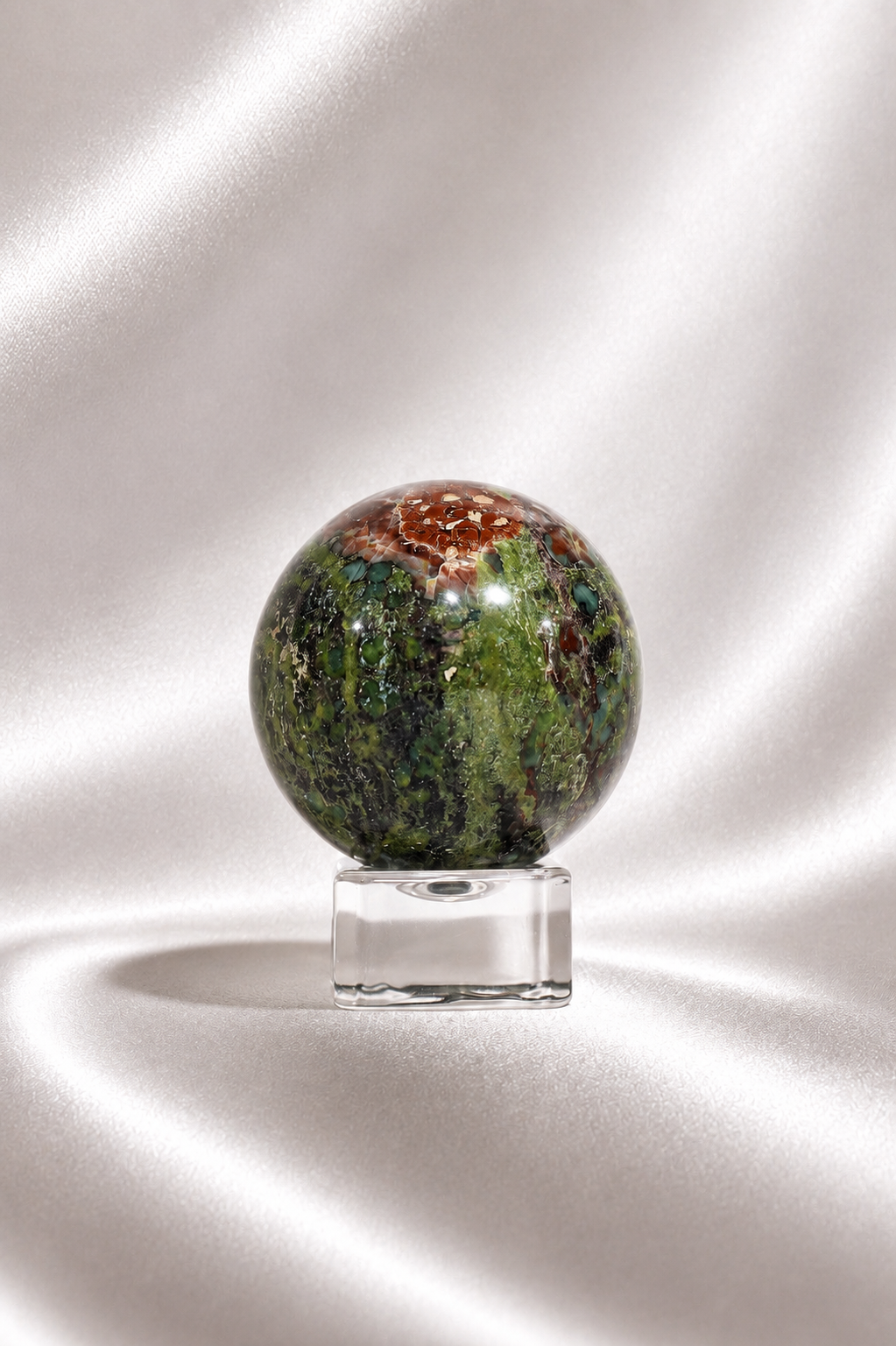 Dragon Blood Jasper Sphere #4