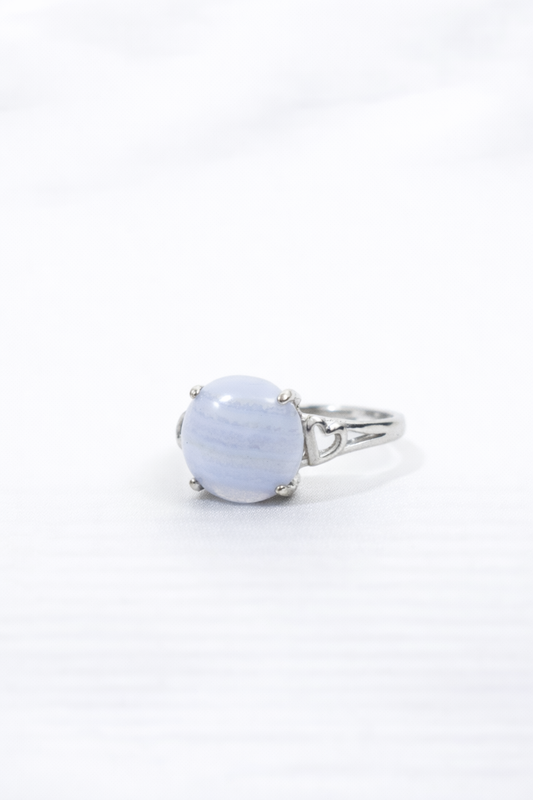 Blue Lace Agate Ring