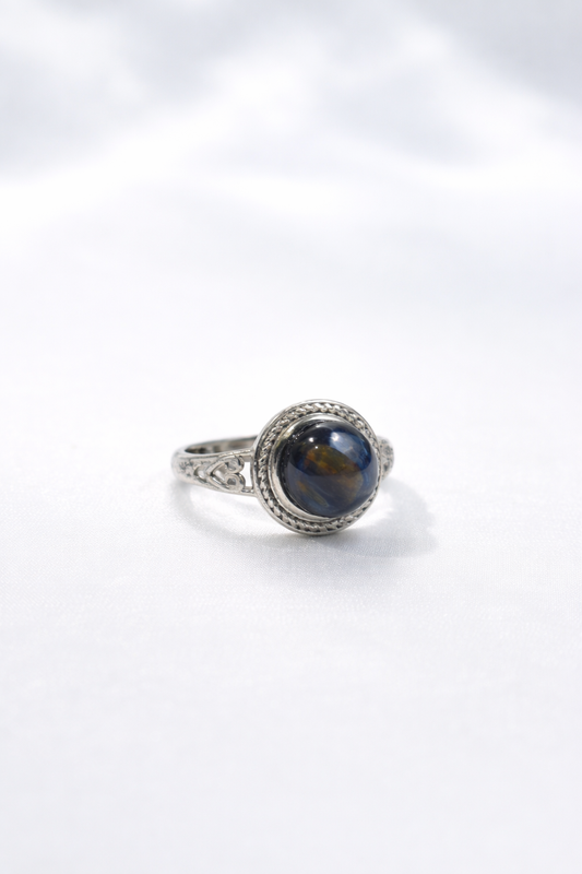 Pietersite Round Ring