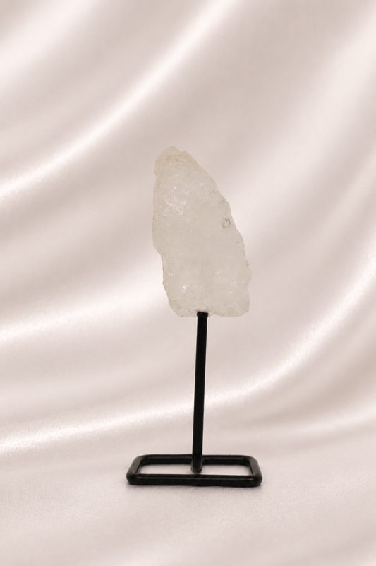Raw Clear Quartz on Stand #2