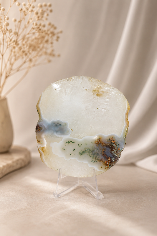 Agate Slice With Stand #10
