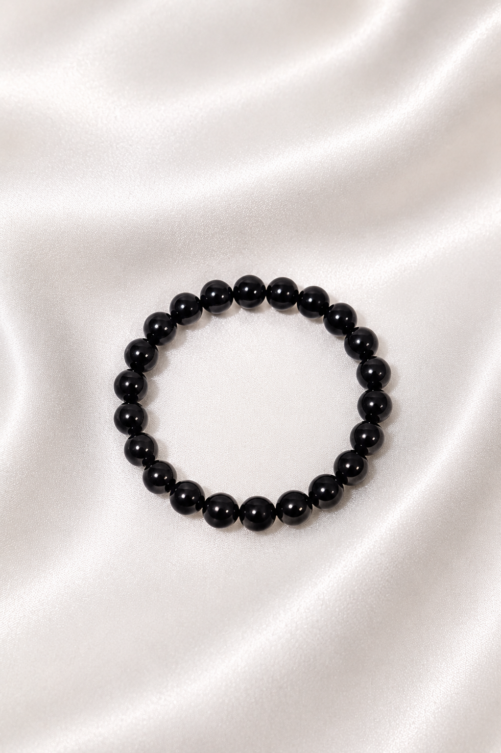 Black Tourmaline Beaded Bracelet