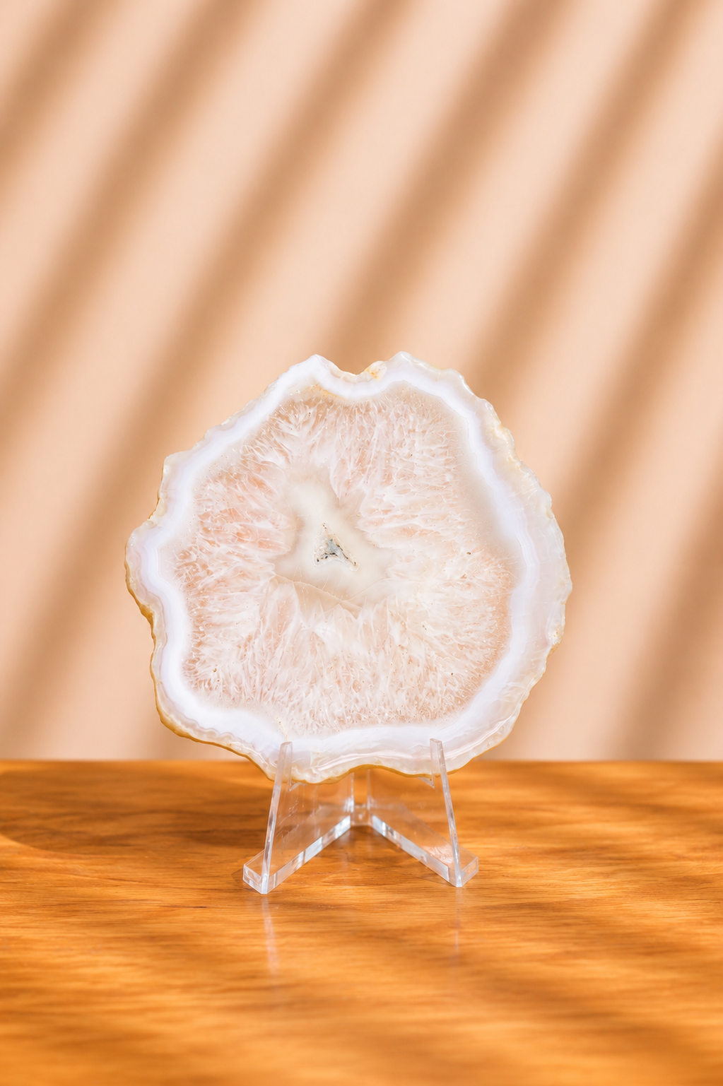 Agate Slice With Stand #6