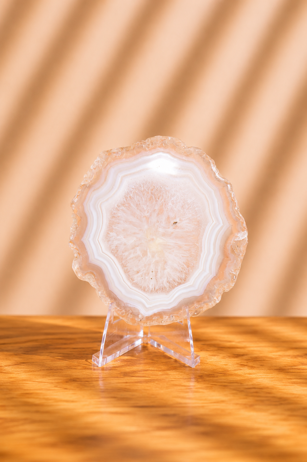 Agate Slice With Stand #5