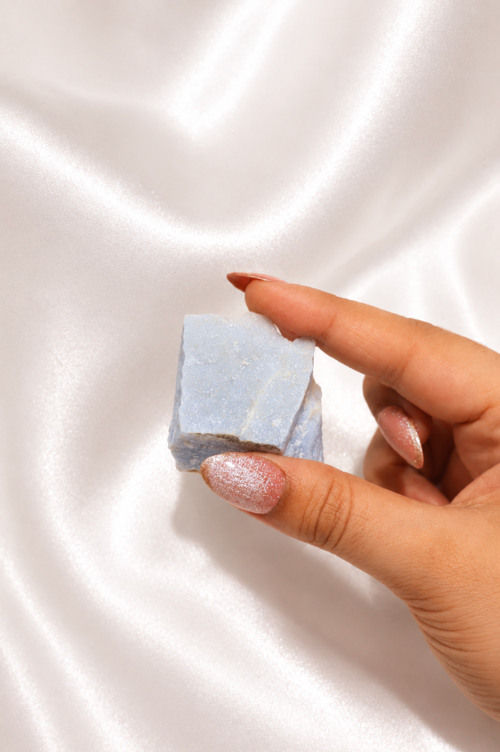 Raw Blue Lace Agate Slice #6