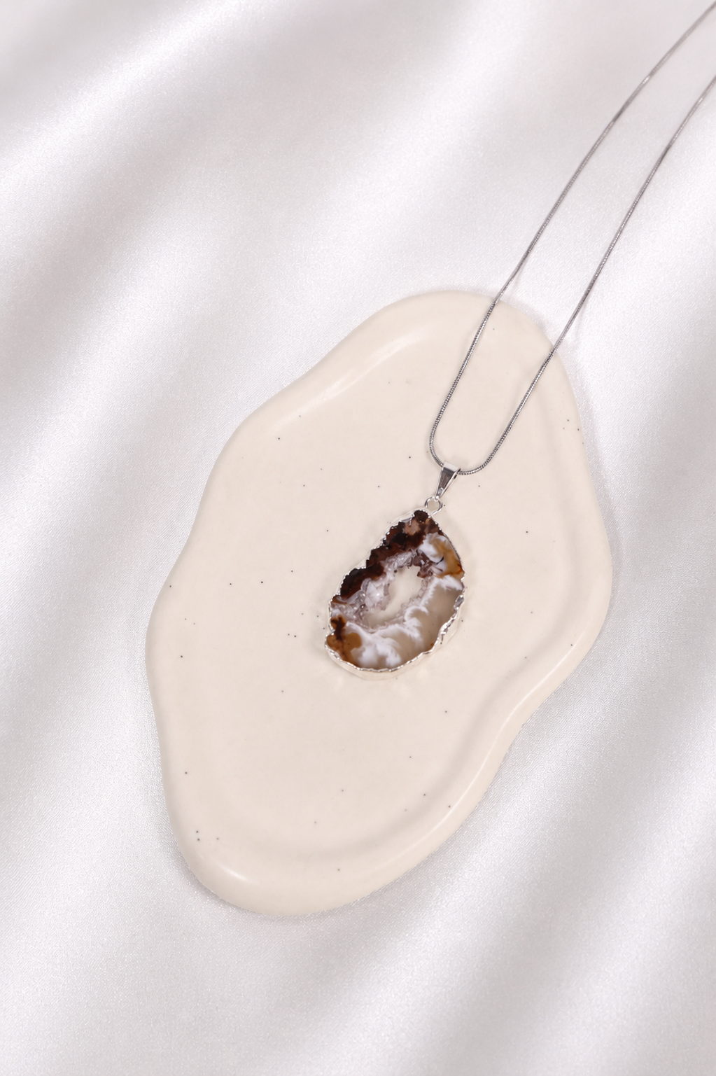 Agate Geode Necklace #4