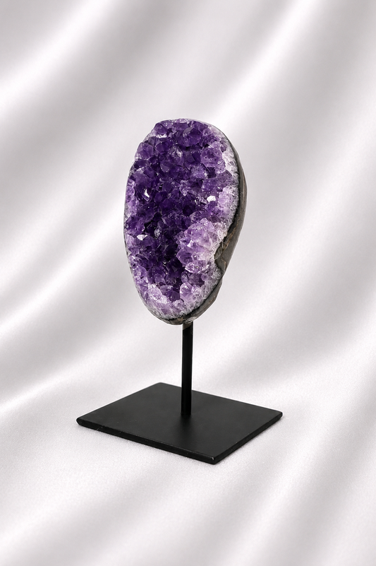 Amethyst Cluster on Stand #11 - AAA Quality