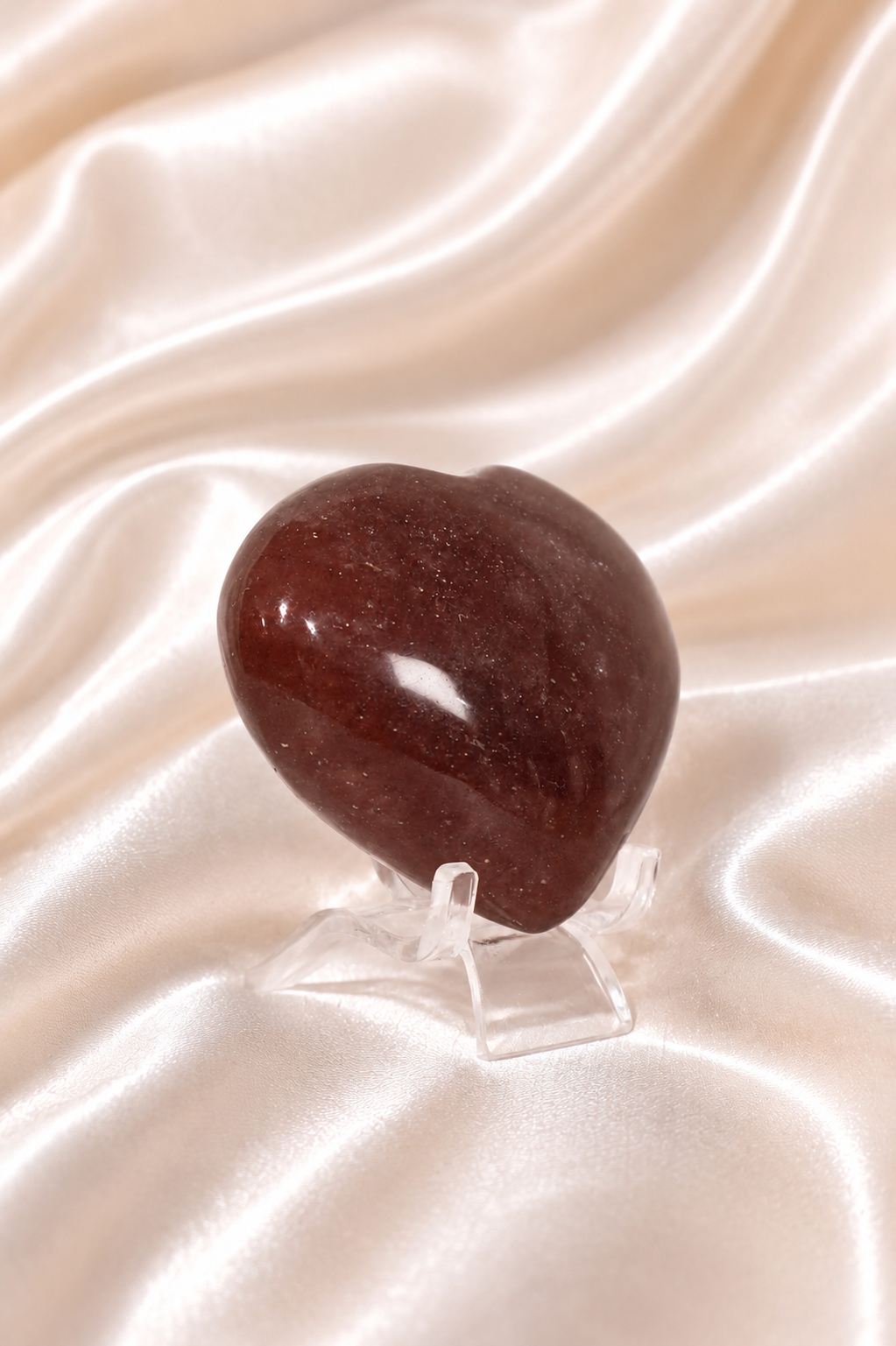 Strawberry Quartz Heart #3 - 105 gm
