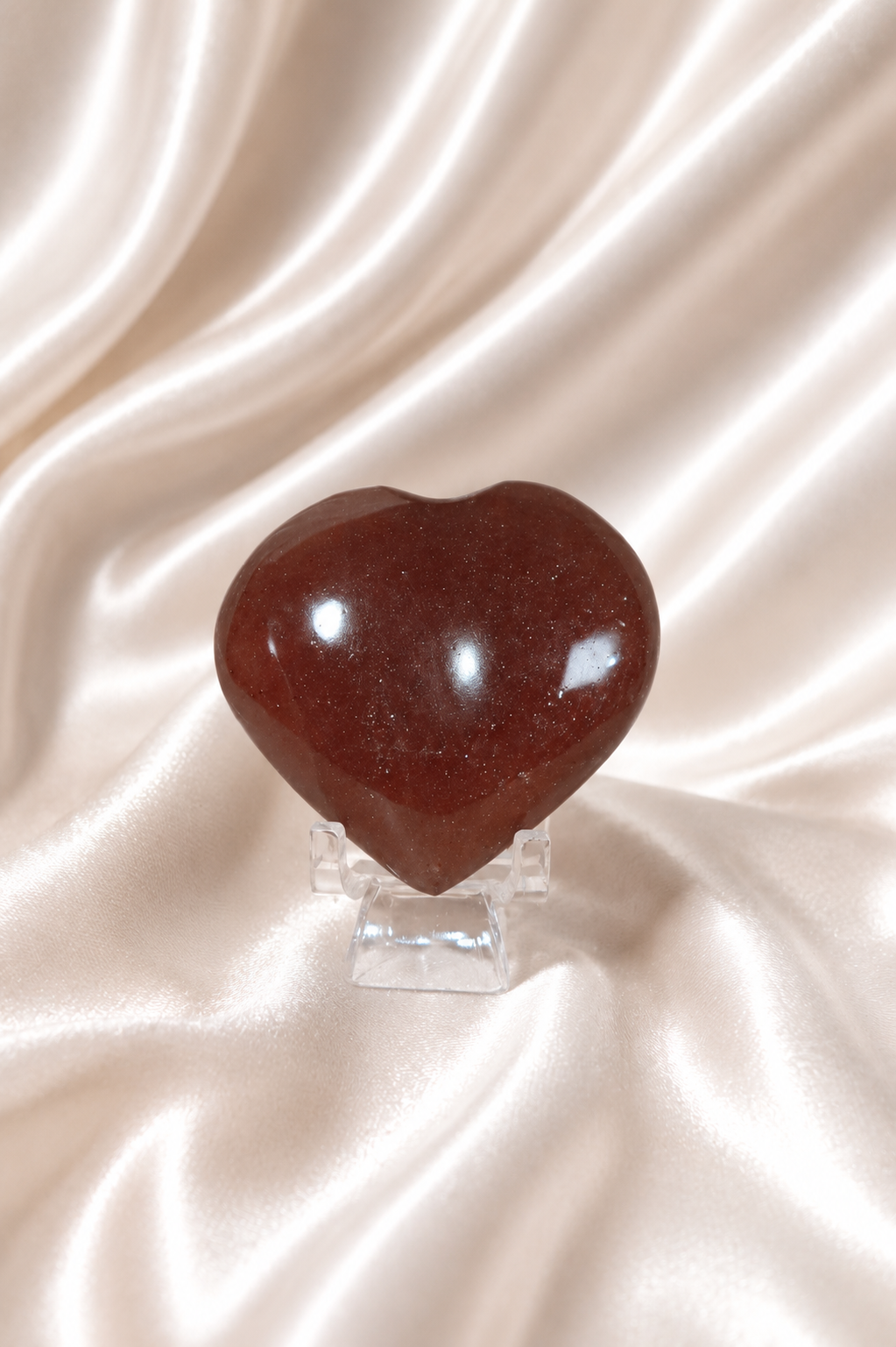 Strawberry Quartz Heart #2 - 96 gm