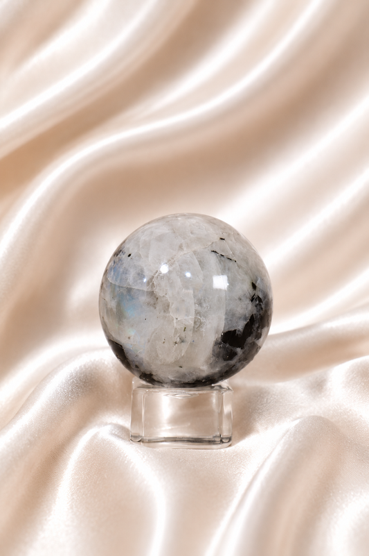 Rainbow Moonstone Sphere #11 - AAA Quality