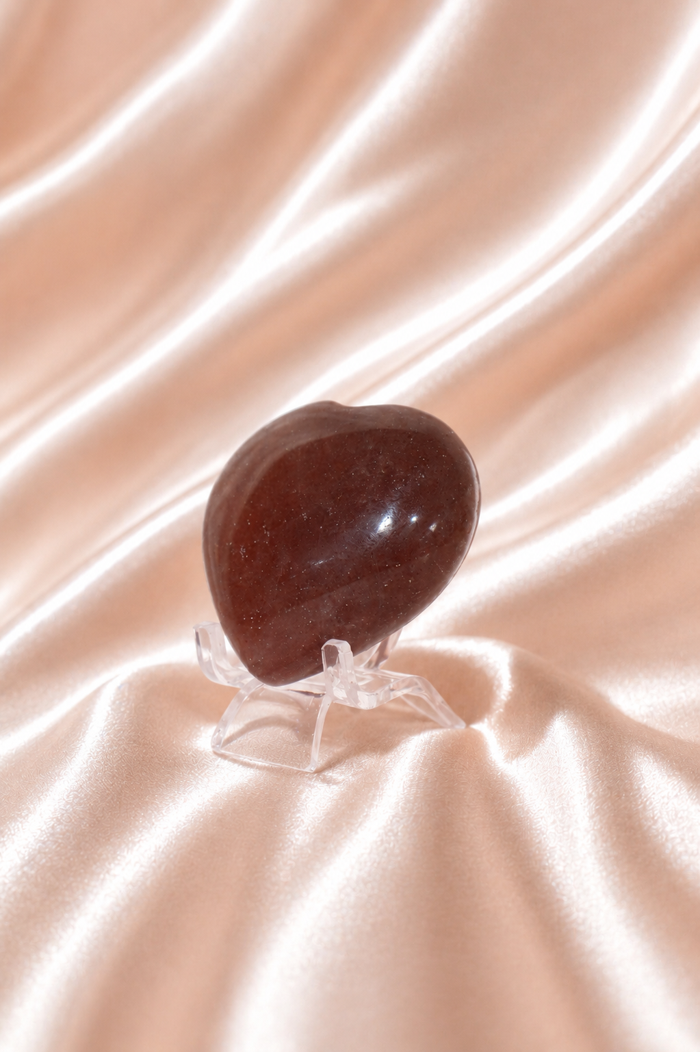 Strawberry Quartz Heart #1 - 73 gm