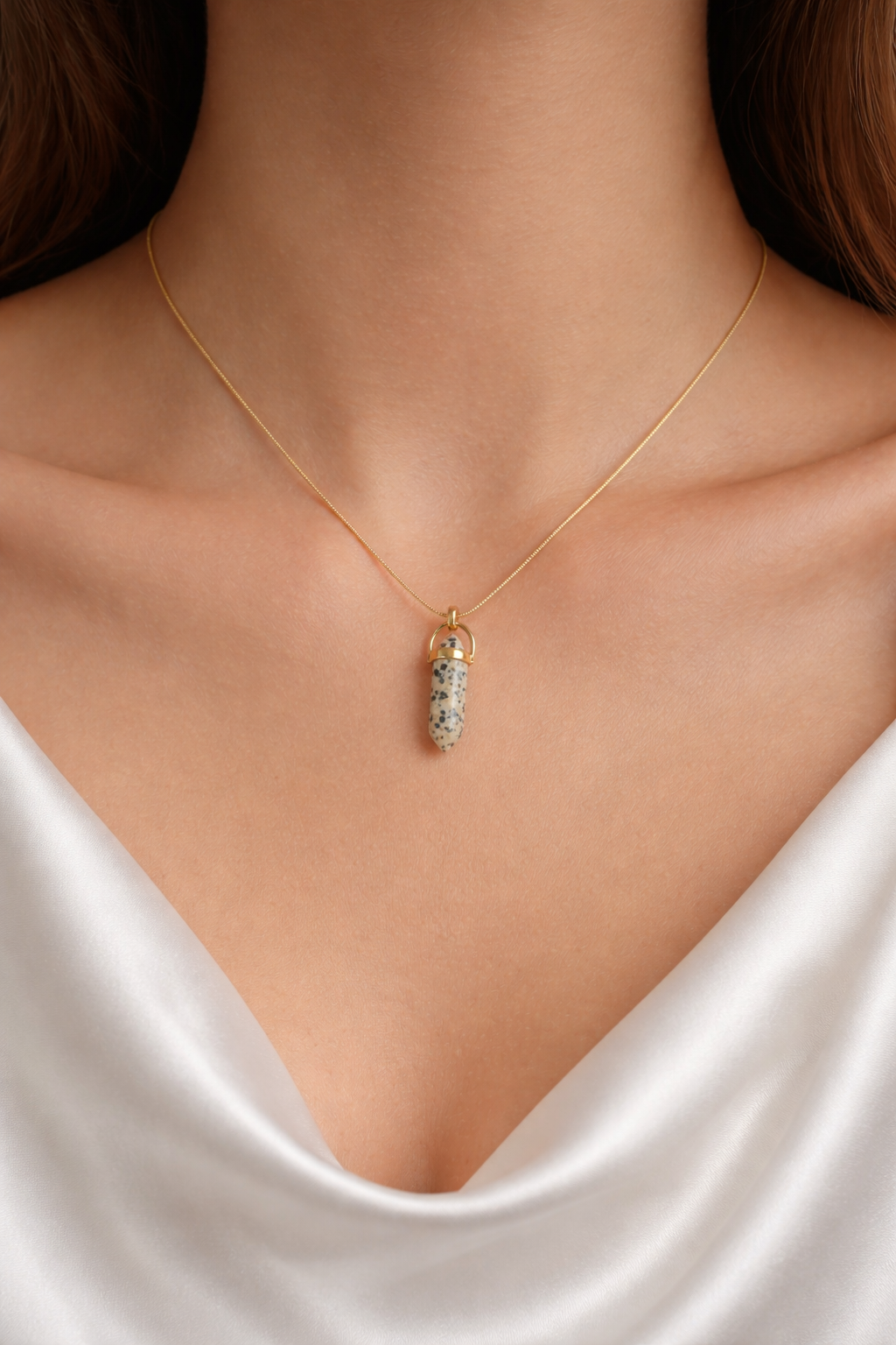 Dalmatian Jasper Necklace