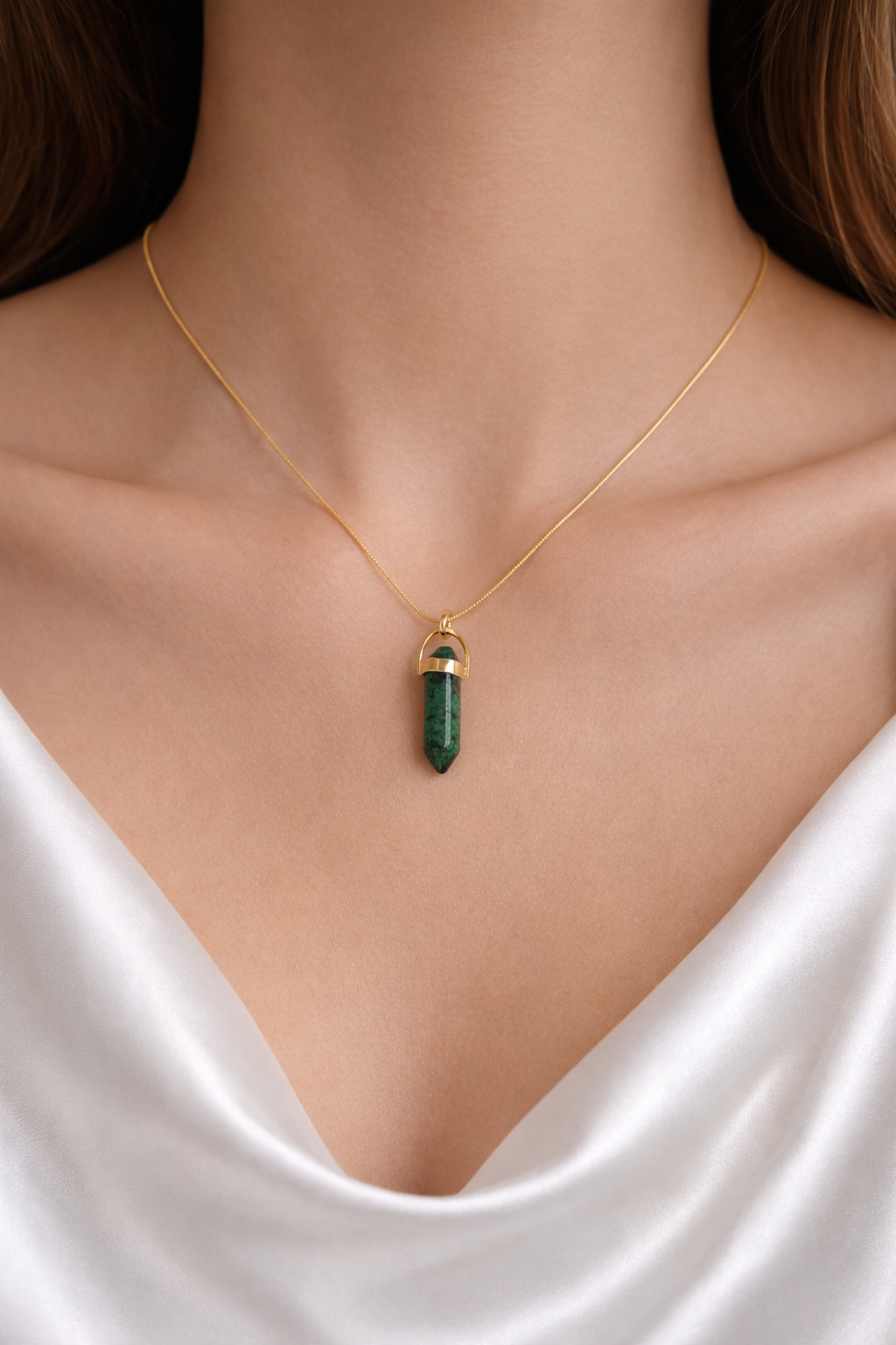 Ruby Zoisite Necklace
