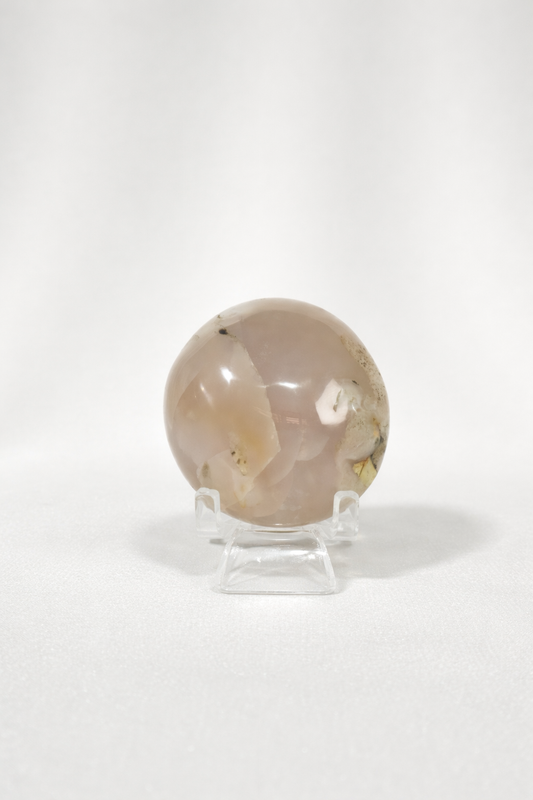 Flower Agate Palmstone #4