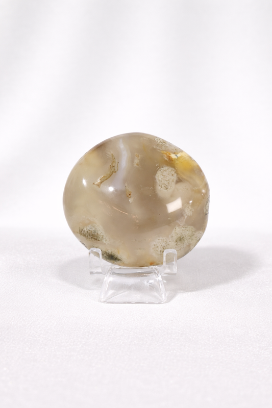 Flower Agate Palmstone #5