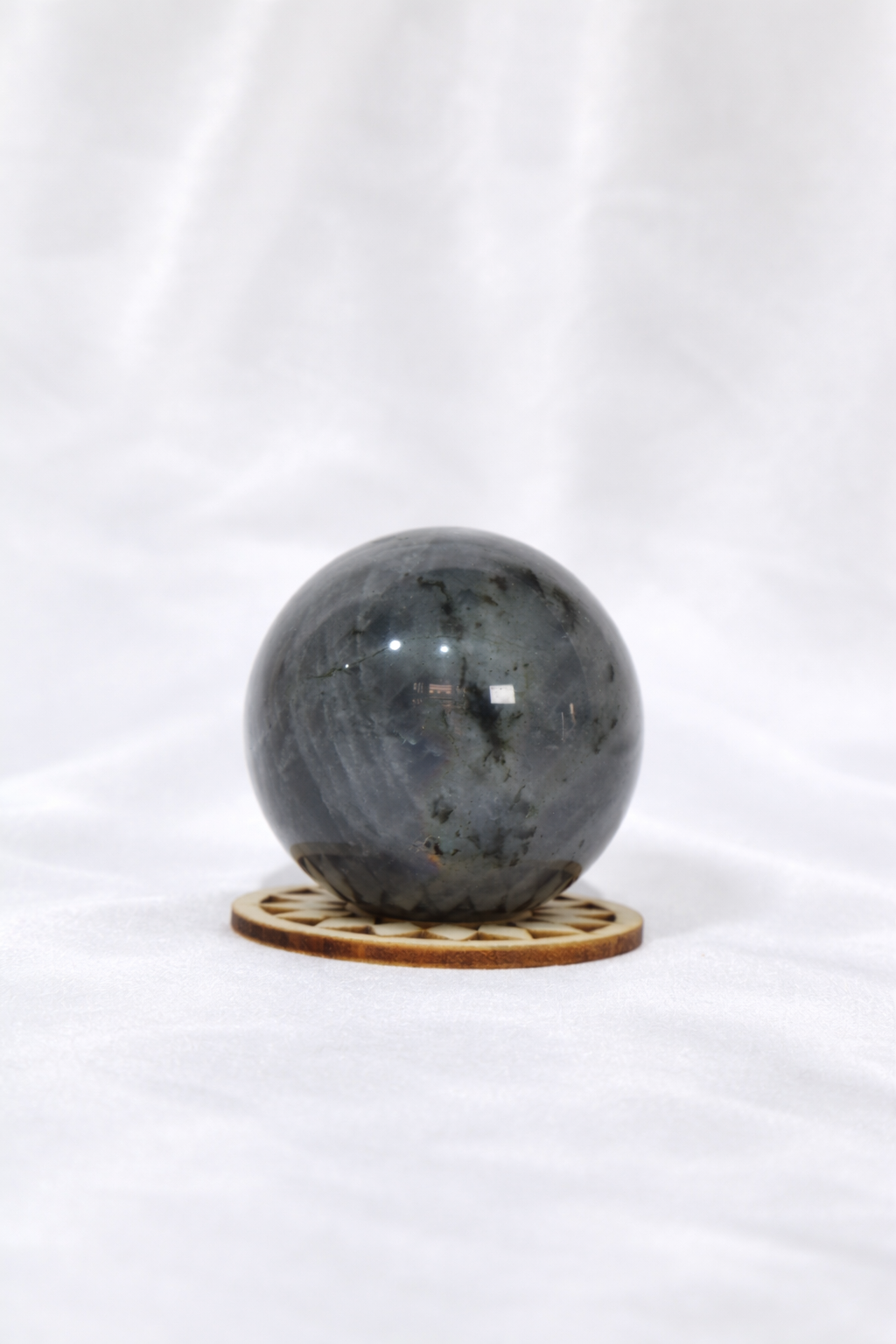 Purple Flash Labradorite Sphere #10