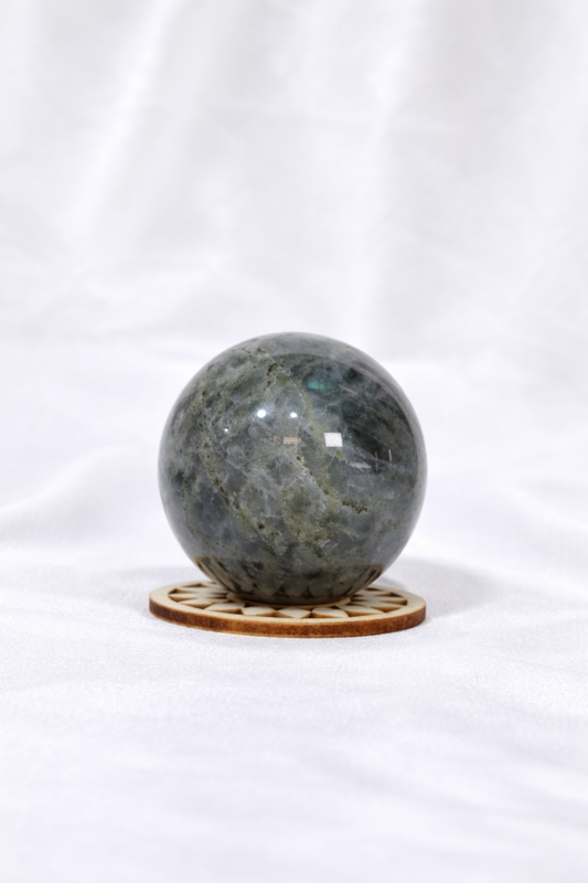 Purple Flash Labradorite Sphere #10
