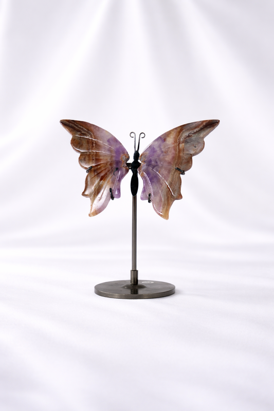Amethyst Agate Butterfly Wings #8