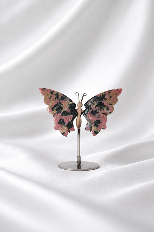 Rhodonite Butterfly Wings