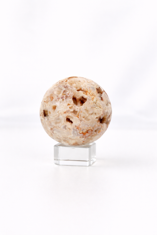 Pink Crazy Lace Agate Sphere #32