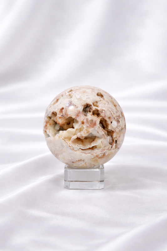 Pink Crazy Lace Agate Sphere #35