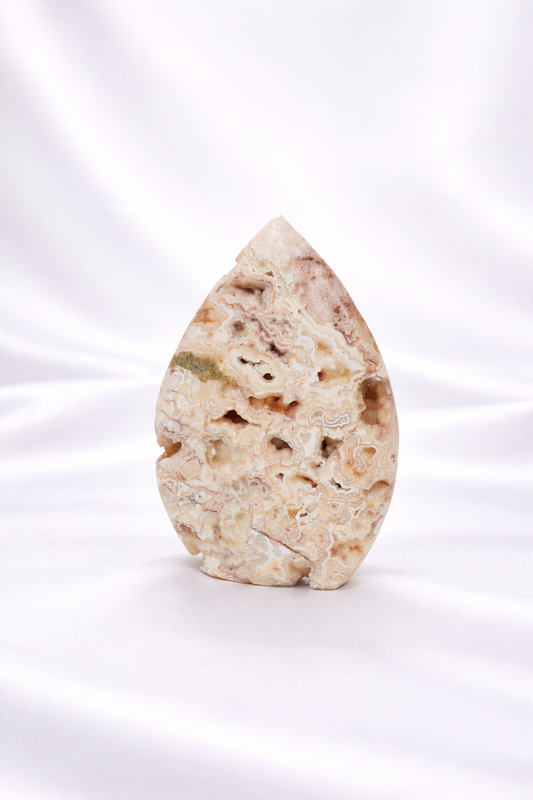 Pink Crazy Lace Agate Flame #10