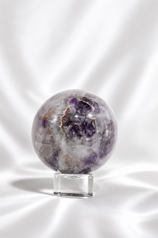 Chevron Amethyst Sphere #8