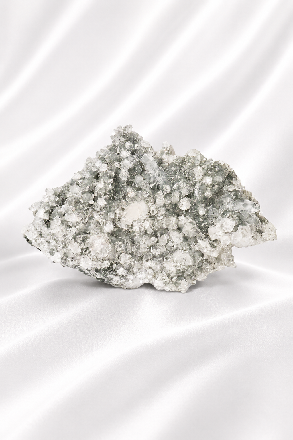 Blue Chalcedony with Diamond Apophyllite #35-1.729 Kg