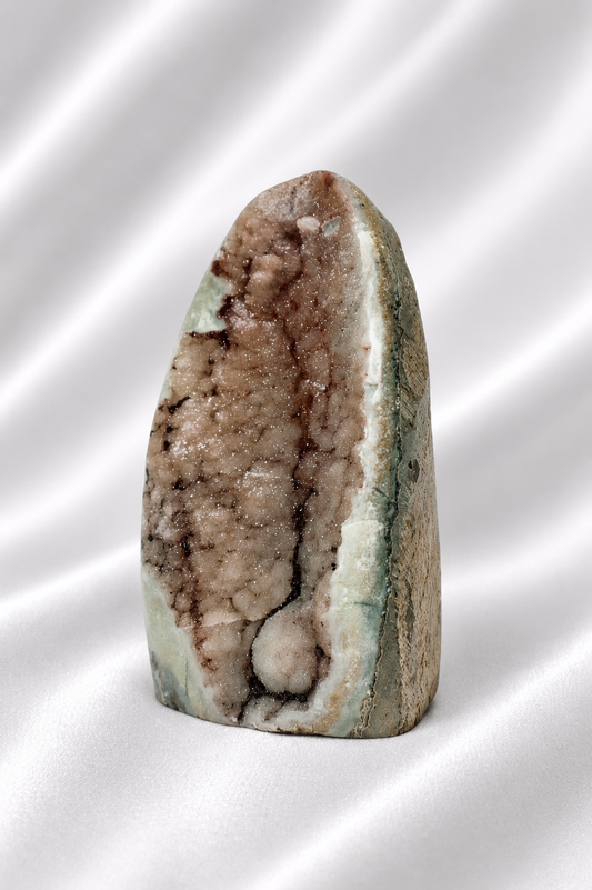 Sugar Druzy Rainbow Amethyst Cut Base #54 - High Quality - 323 gm