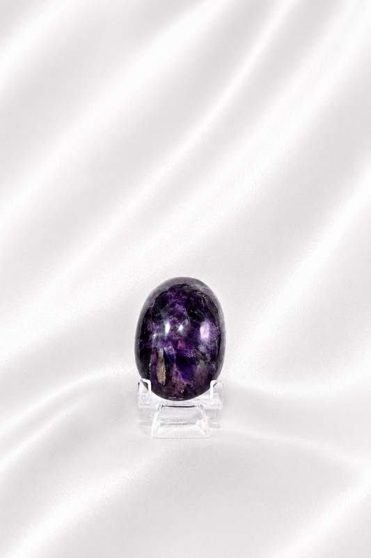 Chevron Amethyst Palmstone #2