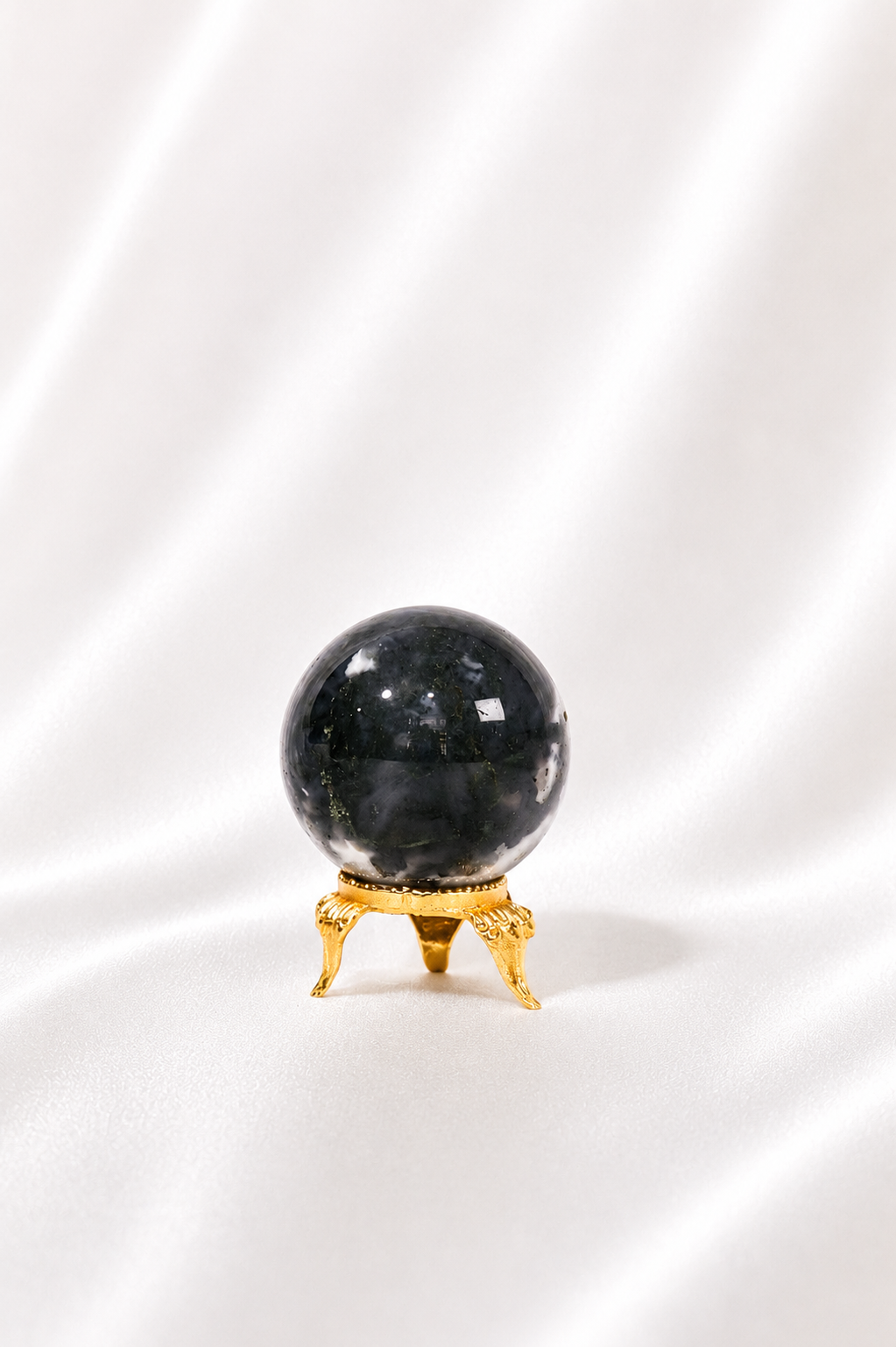 Moss Agate Sphere #23