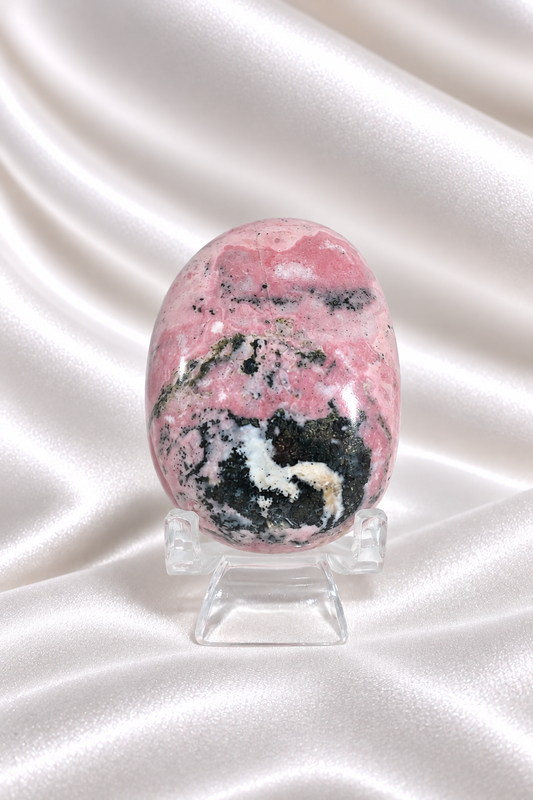 Peruvian Rhodonite Palmstone #1