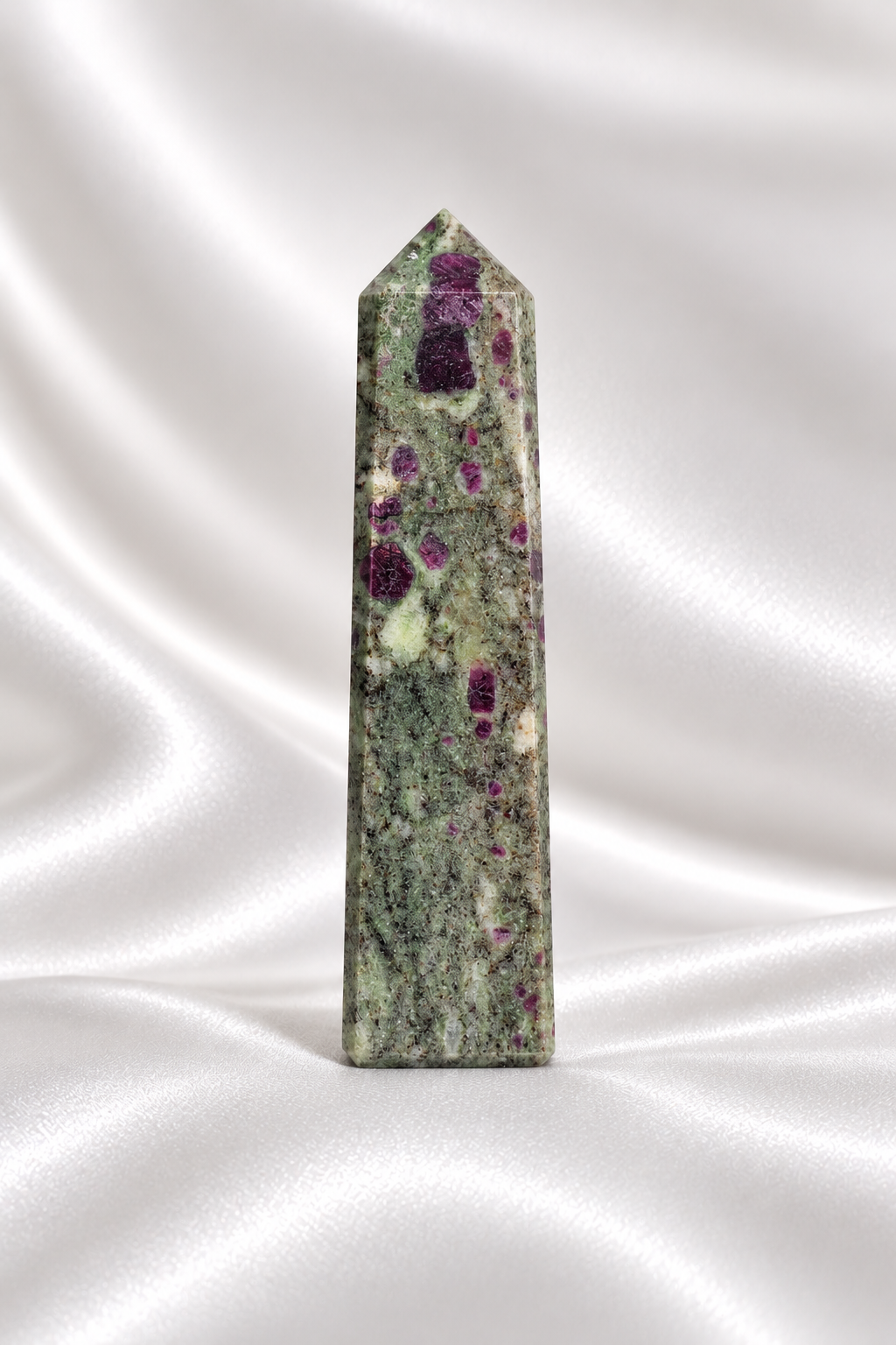 Ruby in Albite Tower #7- RARE