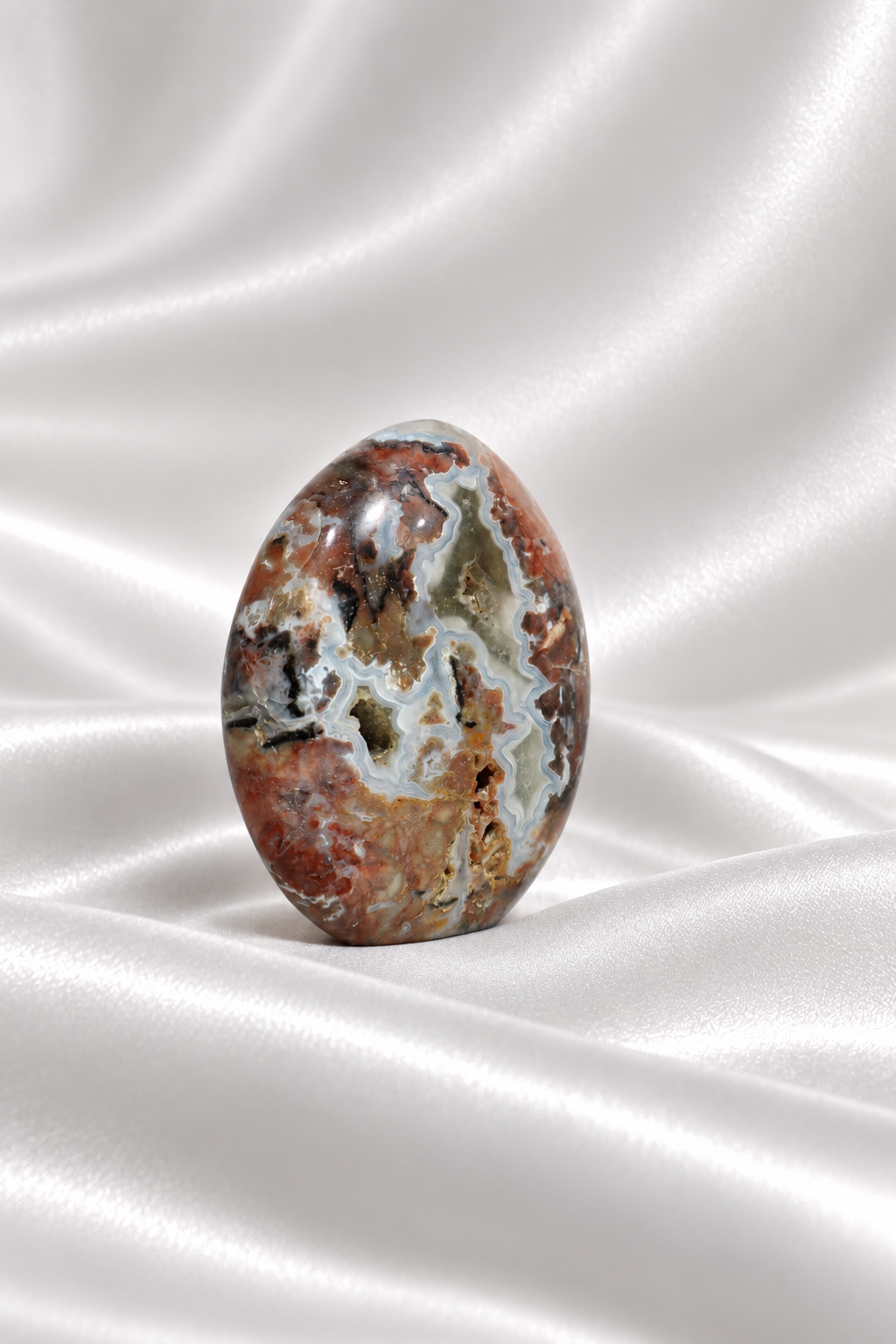 Sangria Lace Agate Flame #8