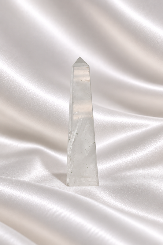 Clear Quartz Obelisks #10- Chipped From Side
