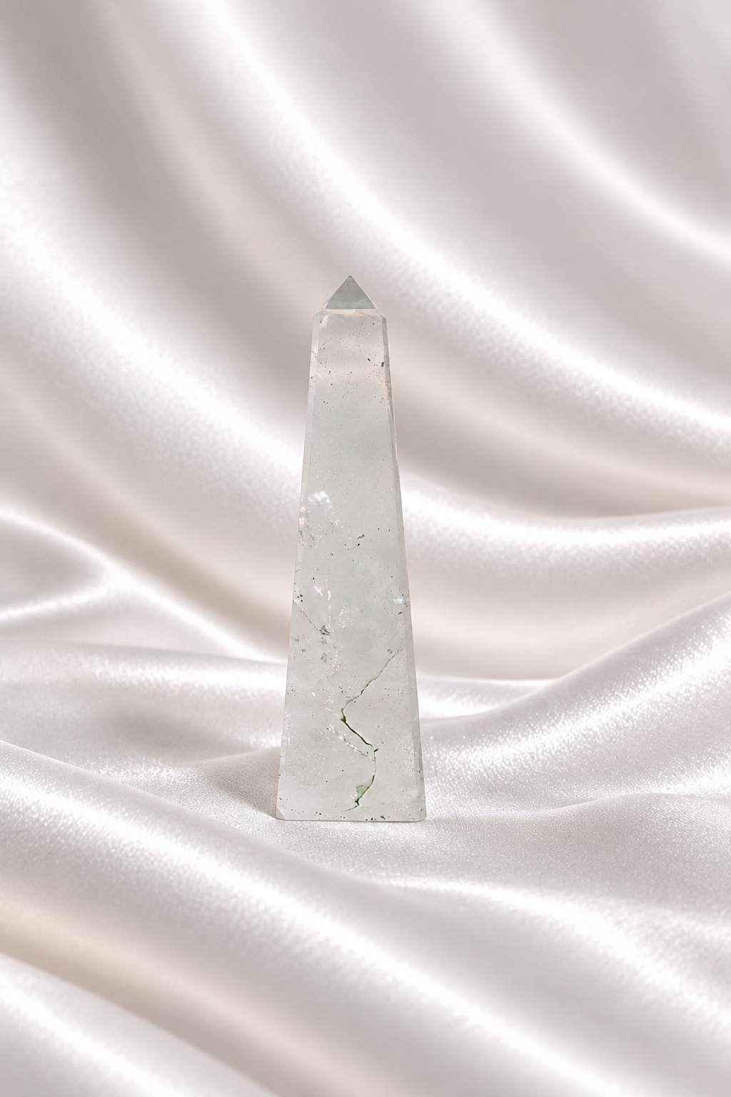 Clear Quartz Obelisks #10- Chipped From Side