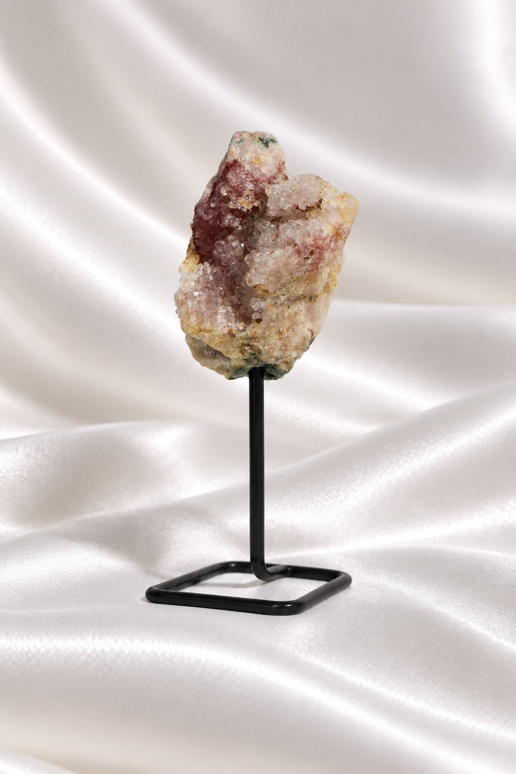 Pink Amethyst Geode on Stand #20