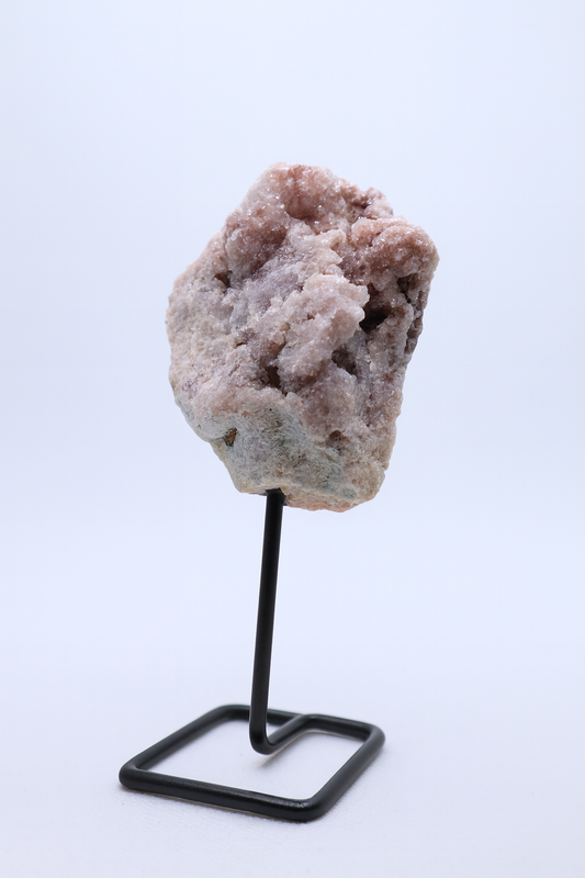 Pink Amethyst Geode on Stand #18