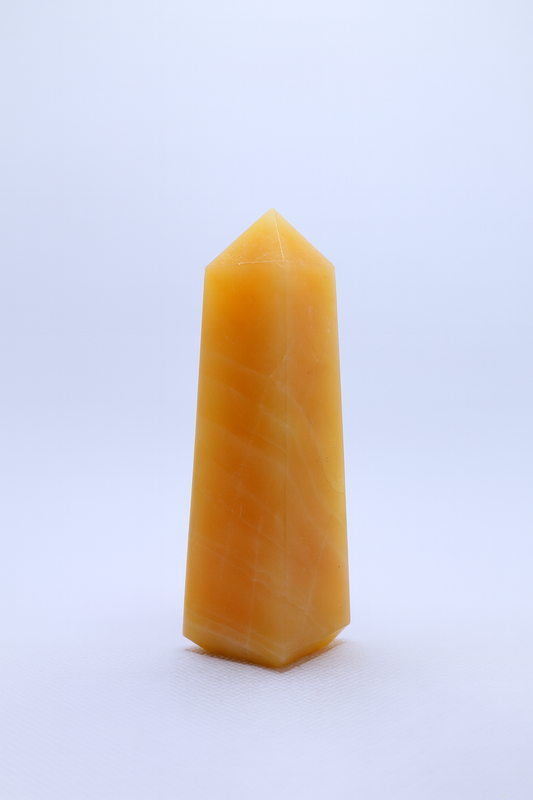 Orange Calcite Obelisks #7