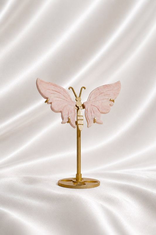 Pink Opal Butterfly Wings