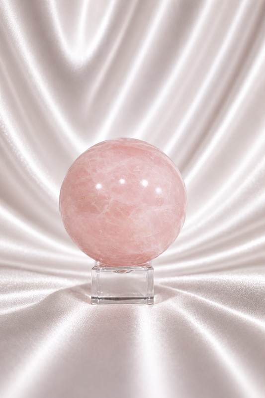 Rose Quartz Sphere #18