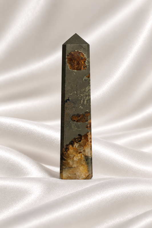 Pyrite & Golden Healer Tower #3 - RARE
