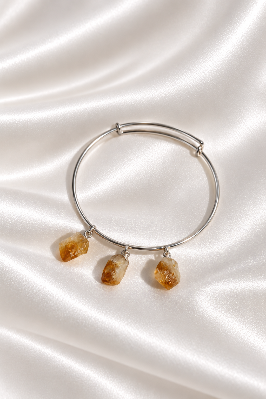 Citrine Bangle Bracelet #1