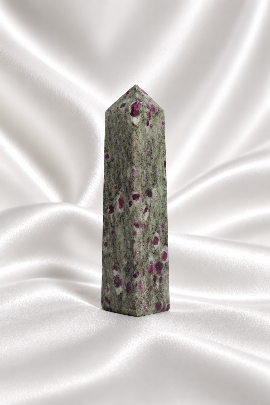 Ruby in Albite Tower #2 - RARE