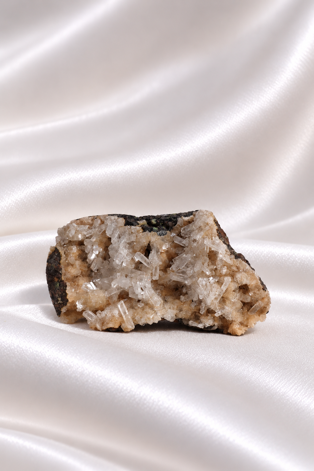 Heulandite withe Calcite Cluster - RARE #3